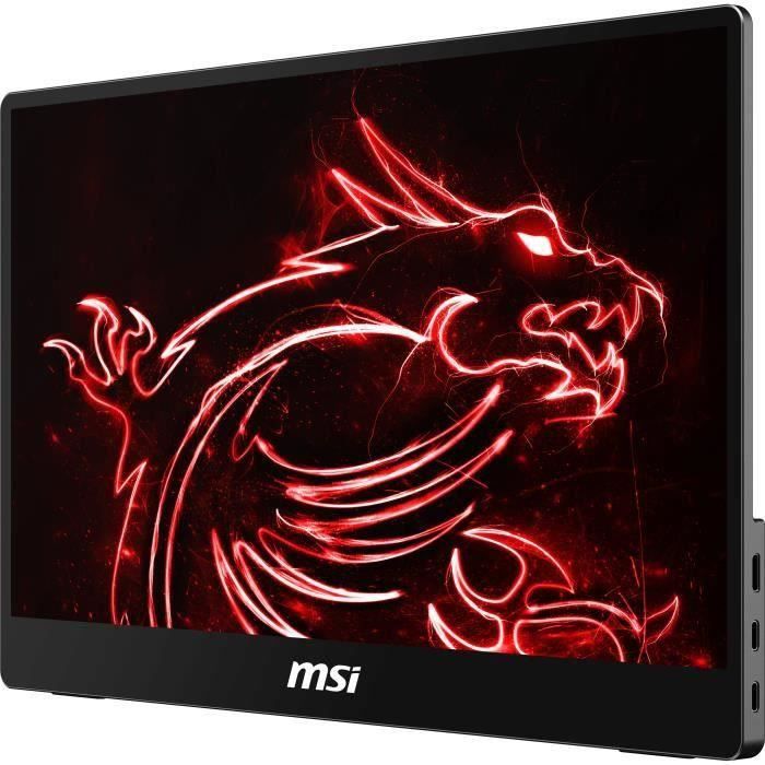 Ecran PC Gamer - MSI - Optix MAG162V - 15,6- FHD - Dalle IPS - 8 MS - 60 Hz - Compact & transportable, USB Type C -