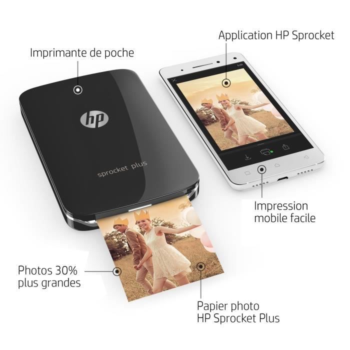 Imprimante photo instantanée portable HP Sprocket - 2