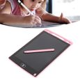 tablette d'écriture de 8 8.5 pouces tablette d'écriture LCD coloré dessin tablette Pad enfants informatique pack Rouge Vert Rose-0