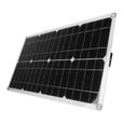 GOTOTOP Batterie de panneau solaire Contrôleur de chargeur de batterie de voiture de kit de panneau d'alimentation solaire-0
