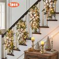 Lumière de décoration d'escaliers Décoration d'escaliers de Noël LED-0