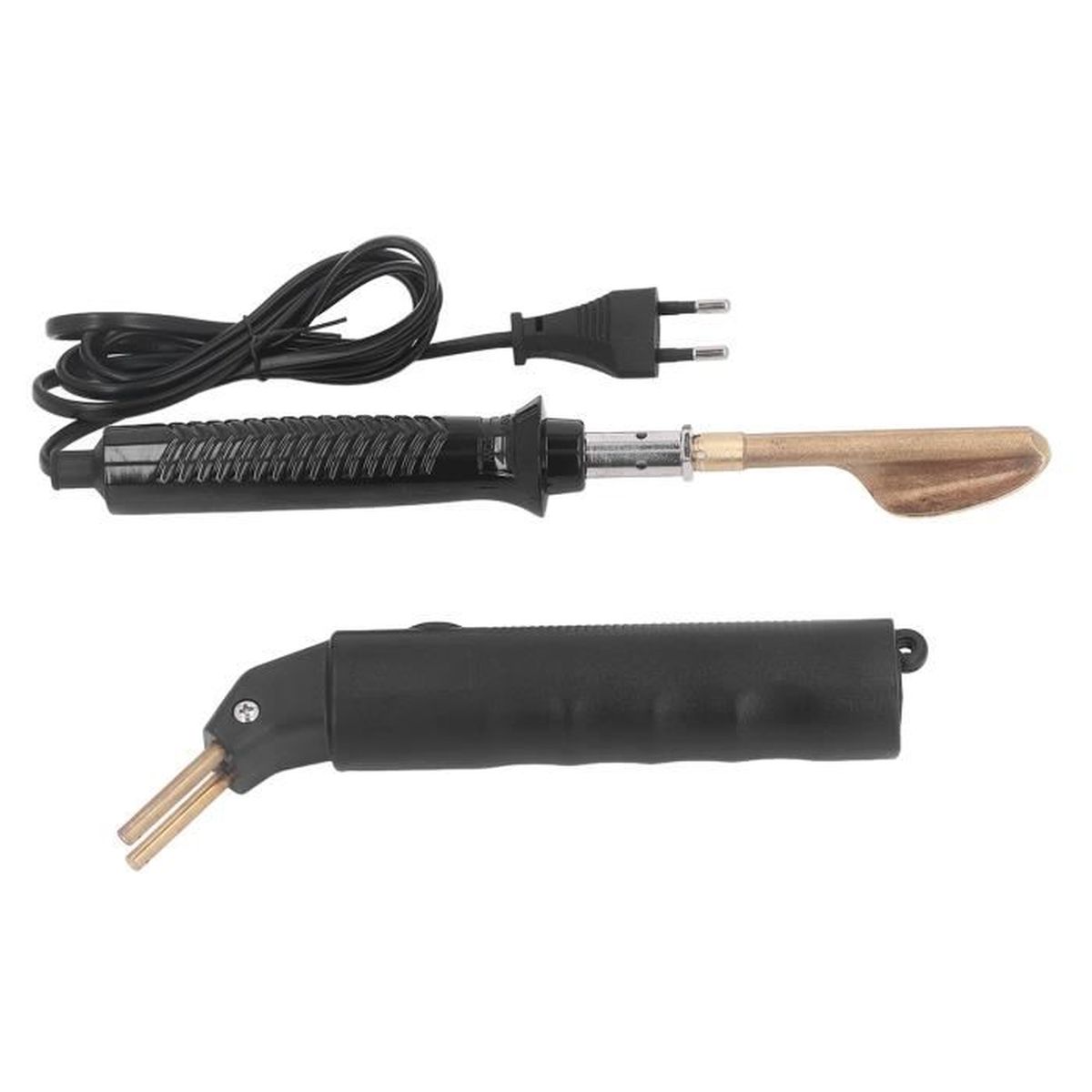 Kit De Réparation Plastique : Agrafeuse Chaude Soudeuse + 600 Clous à Souder (0.6/0.8mm) - Marque Générique