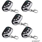 AZ-REMOTE SHOP-STORY - Lot de 5 - Télécommande Universelle Copieuse Az Remote 433.92 Mhz Portail Garage Alarme Lumière - Notice FR