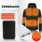 Batterie externe - MOMOTOU - 20000mAh - Charge rapide - Noir - Compatible gilet chauffant