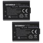 VHBW EXTENSILO 2x Batteries remplacement pour Canon LP-E10 pour appareil photo, reflex numérique (1100mAh, 7,4V, Li-ion)
