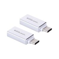 EZQuest Pack de 2 Adaptateurs USB-C vers USB-A 5 Gbit/s - X40087
