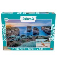 Puzzle Collection Ushuaia - Island Archway et Kagourou (Australie) - GOLIATH - 1000 pièces - Paysage et nature