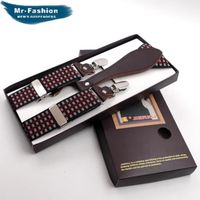 Bretelles de ceinture homme Design de confort décontracté de haute qualité Mode exquise  - Rouge jiaxuan