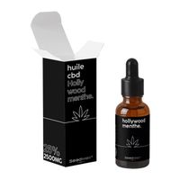Huile CBD 25% Menthe Hollywood SEEDWELL Huile stress relax sommeil douleurs 10ML