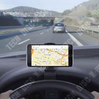 TD® Support Universel de GPS de Téléphone Portable sur Tableau de Bord pour Voiture -Couleur Noire -Stabilité -Conduite Plus Facile
