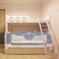 YUENFONG Barrière de lit de 200 cm - Pour lit d'enfant - Portable avec hauteur réglable - Barrière de lit pour bébé