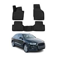 Tapis De Sol Voiture Audi Q5 Sportback 2020-2025 - 4 Pièces TPE Imperméable - Antidérapant, Facile à Nettoyer - 6