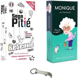 JEU SOCIÉTÉ - PLATEAU Lot de 2 Jeux en Français - Blumie Shop - Monique 