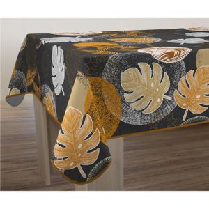 Nappe Flamingo Nappe Jungle Nappe Tropicale Feuilles De Palmier Tropical Nappe Ronde Essuyez Nappe Propre Nappe Luau Hawaïenne pour Fournitures De Fête Tropical Luau
