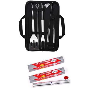 USTENSILE Kit Torréfaction Outil Barbecue Set-Barbecue Sac e