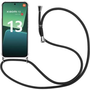 Coque Renforcée Transparente Xiaomi Redmi 12C Lanière / Cordon Metal Serpent Noir