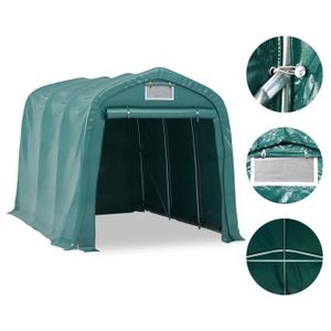 GARAGE WEI Tente de garage PVC 2,4 x 3,6 m Vert# 0