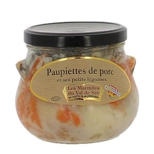 PLAT CUISINÉ VIANDE La Chaiseronne - Paupiettes de Porc a la Normande 750g - Made in Calvados