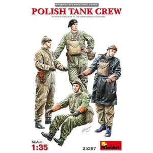 FIGURINE - PERSONNAGE Figurine Miniature Polish Tank Crew - MiniArt - So