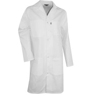 Kumars Blouse de laboratoire unisexe en coton et polyester avec poches Taille L