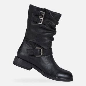 Boots cheap femme motard