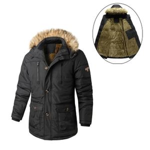 PARKA Parka Homme,Parka Homme à Capuche Détachable,Parka