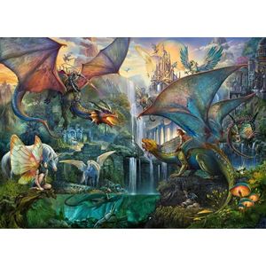 PUZZLE Puzzle Adulte Le Royaume des Dragons 9000 Pieces C