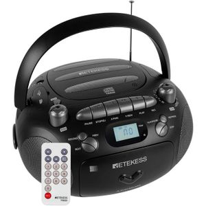 RADIO CD CASSETTE Tr630 Lecteur Cd Portable,Radio Fm Lecteur Cd Cass