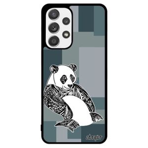 COQUE - BUMPER Coque Galaxy A53 silicone panda homme antichoc tri