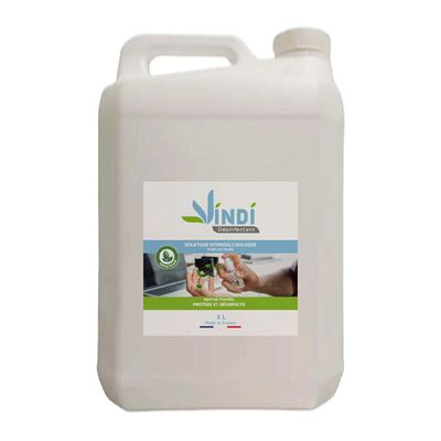 Gel Hydroalcoolique Parfumé Fleur De Lin - Bidon De 5 Litres - Fabriqué En France