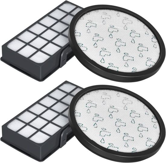 HEPA-Filter Für Rowenta X-Trem Power Cyclonic RO6984EA RO6941EA RO6963EA RO6921EA RO6971EA Ro6993ea Modell Ro69xx Staubsauger Ersatzfilterzubehor Zr006001 2 Stuck 85838688