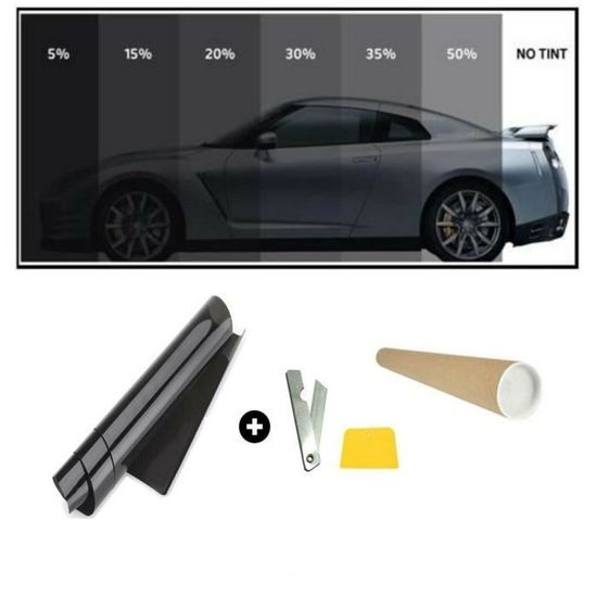Film Solaire Prédécoupé Teinté 5% Noir Fumé Pour Opel Zafira B 2006-2011 - Vitres Arrière & Lunette