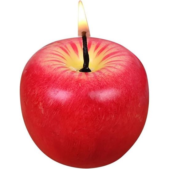 Cadeau Créatif De Noël Bougie Artificielle En Forme De Fruit Fête De