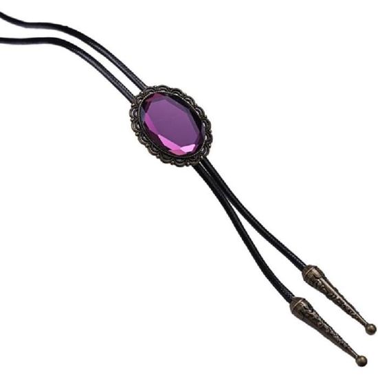 Tête de cheval bolo cravates western cowboy cravate en cuir cravate bootlace cravate[607] Taille