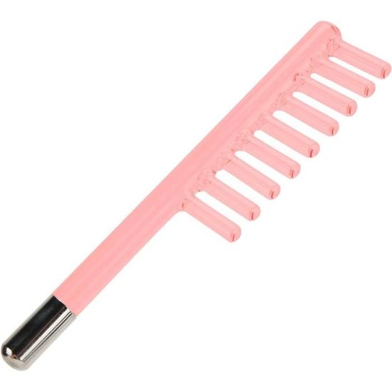 Machine Faciale À Haute Fréquence Avec Brosse À Lumière Rouge Pour Le Soin Des Cheveux, Sonde De