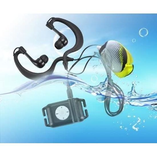 Brassard Earphone E-Plaza Nouveau Frais 4 Go étanche IPX8 Sport Lecteur MP3 étanche pour Natation/Course à Pied sous leau Jogging/Spa Casque Tour doreille étanche Brassard Earphone E-Plaza Nouveau Frais 4 Go étanche IPX8 Sport Lecteur MP3 étanche pour Natation/Course à Pied sous leau Jogging/Spa Casque Tour doreille étanche