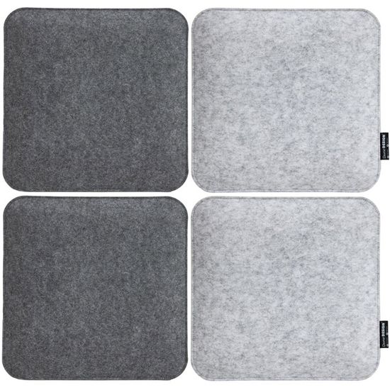 Coussin En Feutre écologique Pour Chaise Verner Panton - Revêtement Antidérapant - 23 Mm D'épaisseur - Fabriqué En Allemagne