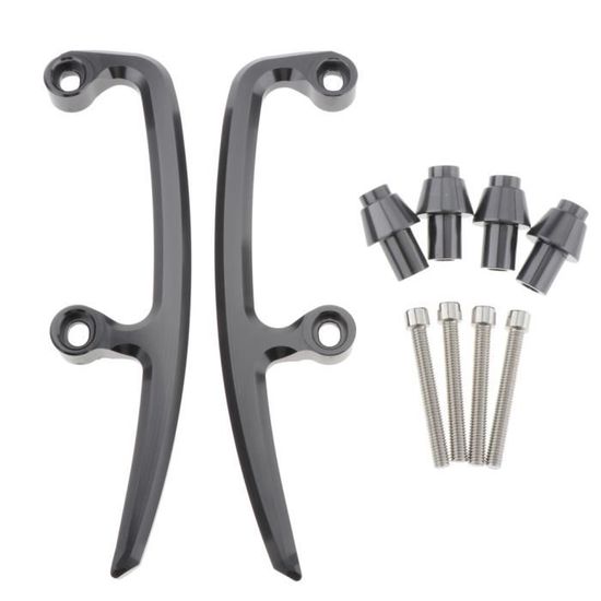 Barre D'appui Arrière Keenso En Aluminium CNC Pour Kawasaki Z650 2017-2018 - Noir