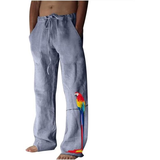 Pantalon Cargo Homme Halfword - Coupe Slim Fit, Élastique à La Taille, 100% Polyester, Poches Multiples - 10
