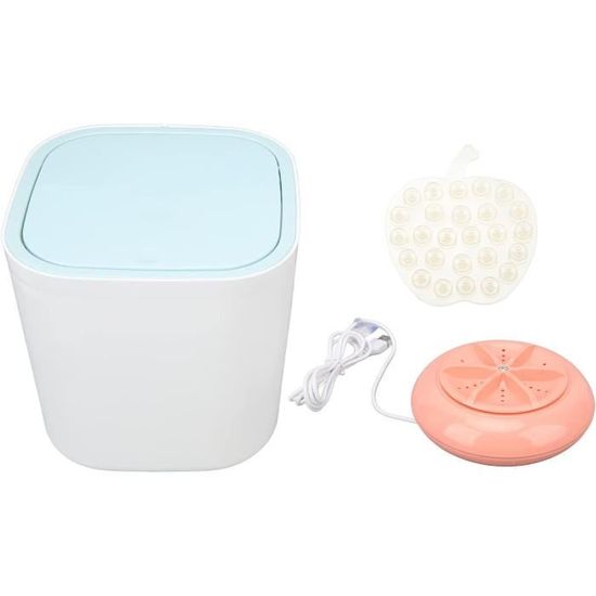 ATB-GIFT - 8L Machine laver portable, Mini machine à laver, jusqu'à 1,7 kg, lave-linge de voyage, de camping, Pour Sous Vêtements,Chaussette,Appartement ,étudiant(EU power