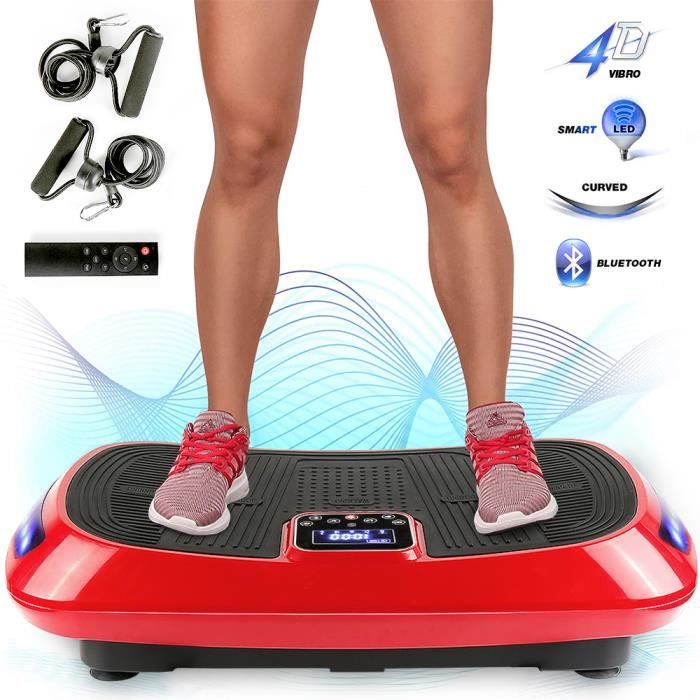 Plateforme Vibrante Oscillante Fitness avec Bluetooth technologie de vibration4D