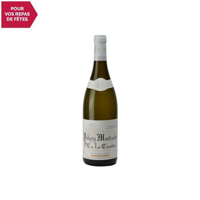 Puligny-Montrachet 1er Cru Clavaillon Blanc 2018 - 75cl - Domaine Jean-Louis Chavy - Vin AOC Blanc de Bourgogne - Cépage Chardonnay