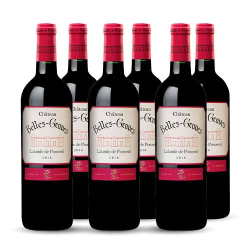 Château Belles-Graves Grand Vin Lalande-de-Pomerol Rouge 2016 6x75cl