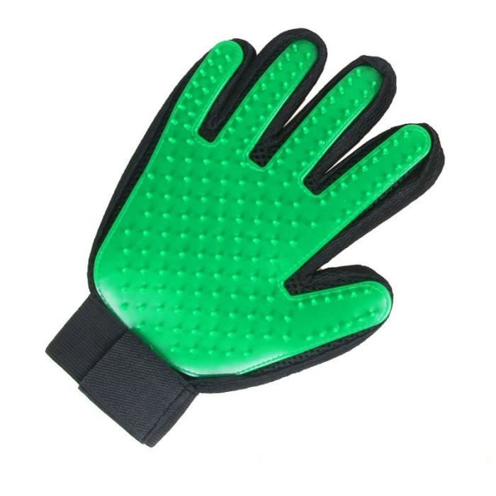 Hygiene Gants,Mihe gant de cheveux pour animaux de compagnie peigne brosse pour Animal de - Type Gris foncé-a pair of gloves