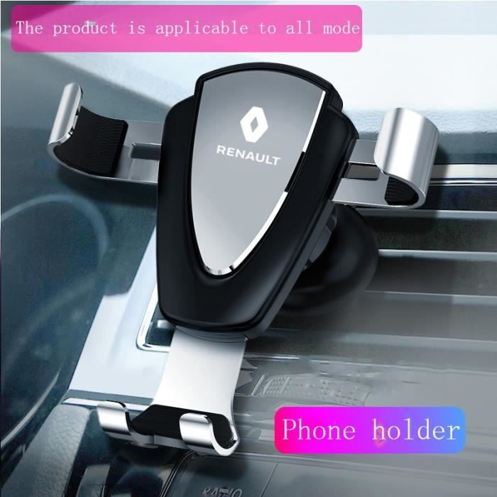 Supports voiture,Support de tableau de bord et cellule de support pour véhicule, pour Renault Captur Duster Megane 2 3 Clio Kadjar