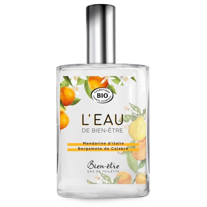 BIEN-ETRE Eau de toilette mandarine d'Italie et Bergamote de Calabre - 75 ml