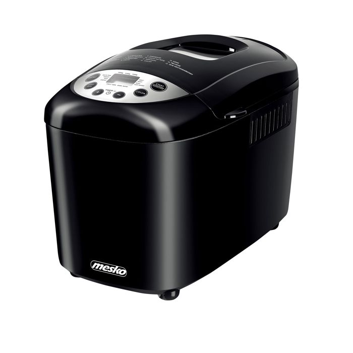 Machine à Pain, 15 Programmes,sans Gluten,Minuteur, Pétrissage, Cuisson Mesko MS 6022 850W Negro 38870