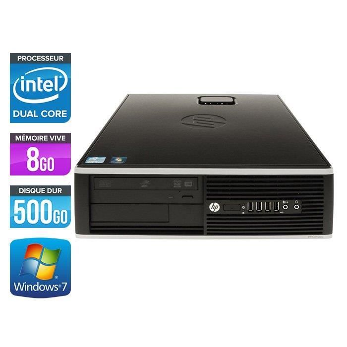 HP Elite 8200 SFF -Intel G840 2.8GHz - 8Go - 500Go