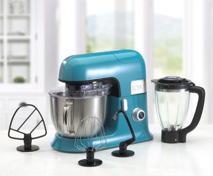 ROBOT PETRIN 6.5L KITCHENCOOK AVEC BLENDER SÉCURISE ET ACCESSOIRES EN TÉFLON EXPERT_XL BLEU