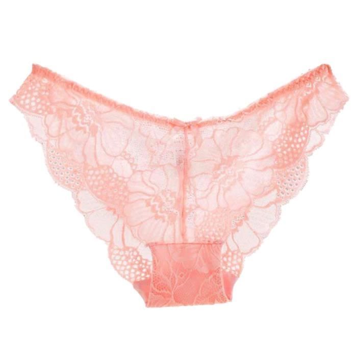 Femmes Dentelle Culotte Sous-vêtements Transparent Confort Respirant Plus la taille S - XL XL